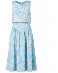Oh!Zuza - Neutrals Wide-Strap Top & Midi Skirt Set - Lyst