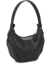 Modenaire - Curved Shoulder Bag With Sculpted Silhouette And Zip Closure - Lyst