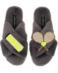 Laines London - 'Classic Laines Slippers With Tennis Lover Brooches - Lyst