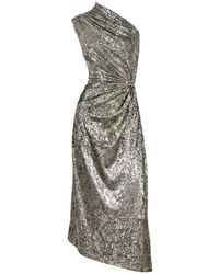 Me & Thee - Promise To Keep Metallic Snakeskin Dress - Lyst