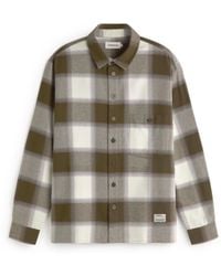 Thinking Mu - Theo Checkered Overshirt - Lyst