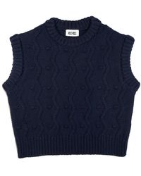 Gigi Knitwear - Bubble Vest - Lyst