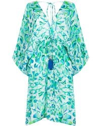 Sophia Alexia - Floral Mermaid Mini Capri Kimono Dress - Lyst