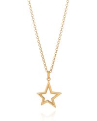 Nellou Jewellery - Northern Star Necklace Plated Sterling - Lyst