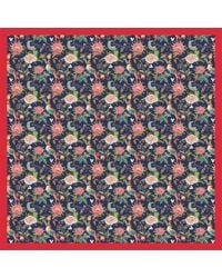 Lazyjack Press - Garden Party Silk Scarf - Lyst