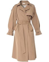 AGGI by HALEWSKI - Sara Nougat Trench Coat - Lyst