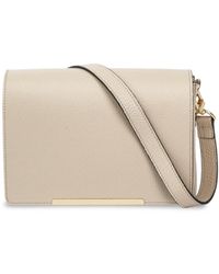 Apatchy London - Neutrals The Newbury Stone Leather Crossbody Bag - Lyst