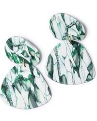 By Chavelli - Gaia Dangly Statement Earrings - Lyst
