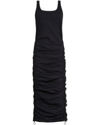 Audrey Vallens - Spades 2 Gathered Seam Tank Top Dress Cotton - Lyst