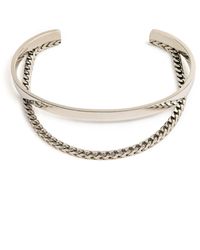Undefined Jewelry - Franco Chain Drape Cuff - Lyst