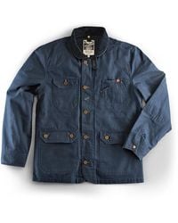 &SONS Trading Co - &sons Prospector Jacket Navy - Lyst