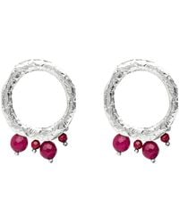 Lavani Jewels - Adara Fuchsia Earrings - Lyst