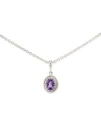 Vintouch Italy - Luccichio Amethyst Necklace - Lyst