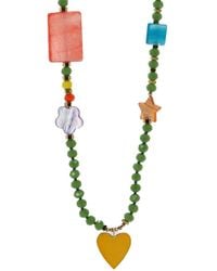 Ebru Jewelry - Heart Summer Vibe Beaded Colorful Necklace - Lyst