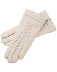 1861 Glove Manufactory - Neutrals Hamerli Caroline Creme Leather Gloves - Lyst