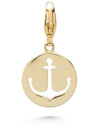 Dolcetto Designs - Spes Anchor Charm Pendant - Lyst