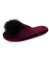 Patricia Green Daisy Pouf Slippers in Brown | Lyst