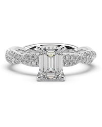 Artisan - 14K Emerald-Cut Lab-Grown Diamond Designer Ring - Lyst