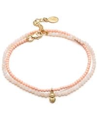 With Love Darling - Opal Wisdom Wrap Pearl Bracelet - Lyst