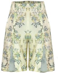 OUT OF SYNC - Printed Shorts - Lyst