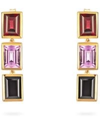 Augustine Jewels - Rhodolite Amethyst Spinel Drop Earrings - Lyst