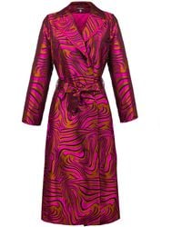 Andreeva - Raspberry Marilyn Coat - Lyst