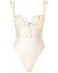 Montce - Neutrals Cream Silkie Petal Variation One-Piece - Lyst