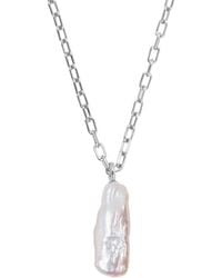 Ora Pearls - Coralia Long Baroque Pearl Pendant - Lyst