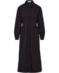Loom London - Isla Pleat Detail Shirt Dress - Lyst