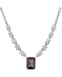 LÁTELITA London - Claudia Gemstone Pendant Necklace Silver Lilac Amethyst - Lyst