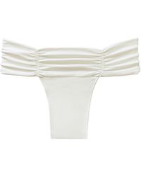 NUAJE NUAJE - Ariel Ruched Bikini Bottom In - Lyst