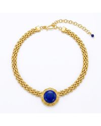 GEM BAZAAR - Luxe Lazuli Pendant - Lyst