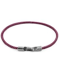 Anchor and Crew - Aubergine Talbot & Rope Bracelet - Lyst