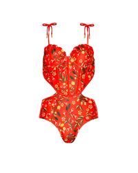 Jessie Zhao New York - Scarlet Bloom One-Piece Swimsuit - Lyst