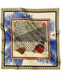 Tash and Ley - Neutrals Stolen Moments 90X90 Silk Scarf - Lyst