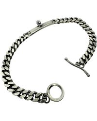 Tg-Jewellery by Tamara Gervasio - Skull Curb Chain Bracelet - Lyst