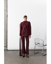 NAZLI CEREN - Arced Trousers - Lyst