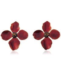 Milou Jewelry - Clover Flower Earrings - Lyst