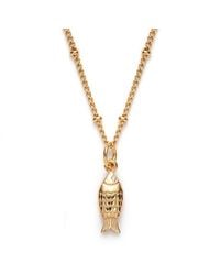 With Love Darling - Fish Necklace - Lyst