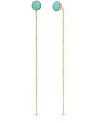Heather Hawkins Jewelry - Fine Jewelry Speedway Six Millimeter Fourteen Karat Threader Earrings - Lyst