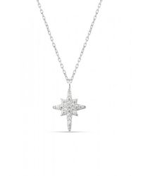 Spero London - Northern Star Polaris Starburst Sterling Necklace - Lyst