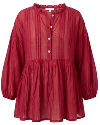 Adrift Clothing - Coco Cotton Silk Blouse - Lyst