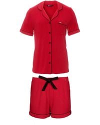 Pretty You London - Bamboo Shirt Short Set - Lyst
