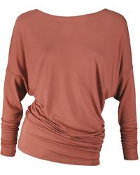 Me & Thee - Home And Dry Clay Bamboo Jersey Top - Lyst