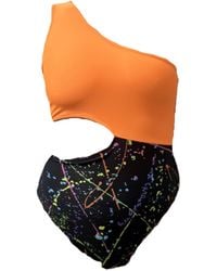 Brasini Swimwear - Baiana Cut Out One Piece Swimsuit - Lyst