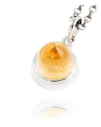 The Jewellery Store London - Istanbul Spice Citrine Pendant Necklace - Lyst