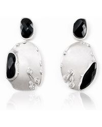 Rare Matters Jewelry - Cascade Onyx Gemstone Earring - Lyst