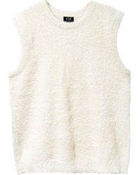 Chuks Collins - Neutrals Oke Sleeveless Cream Top - Lyst