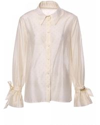 AGGI by HALEWSKI - Larisa Butter Jets Long Sleeves Shirt - Lyst