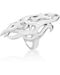 Lucy Quartermaine - Solid Sterling Elements Full Air Ring - Lyst